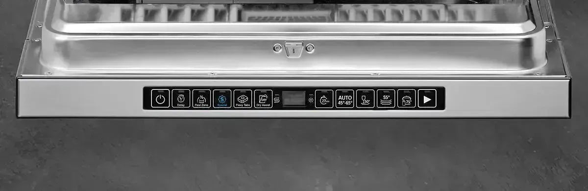 Smeg 60cm Built-In Dishwasher - Energy Efficient Sapphire Blue Appliance for Modern Kitchens | Perfect for Small Families & Open-Concept Homes