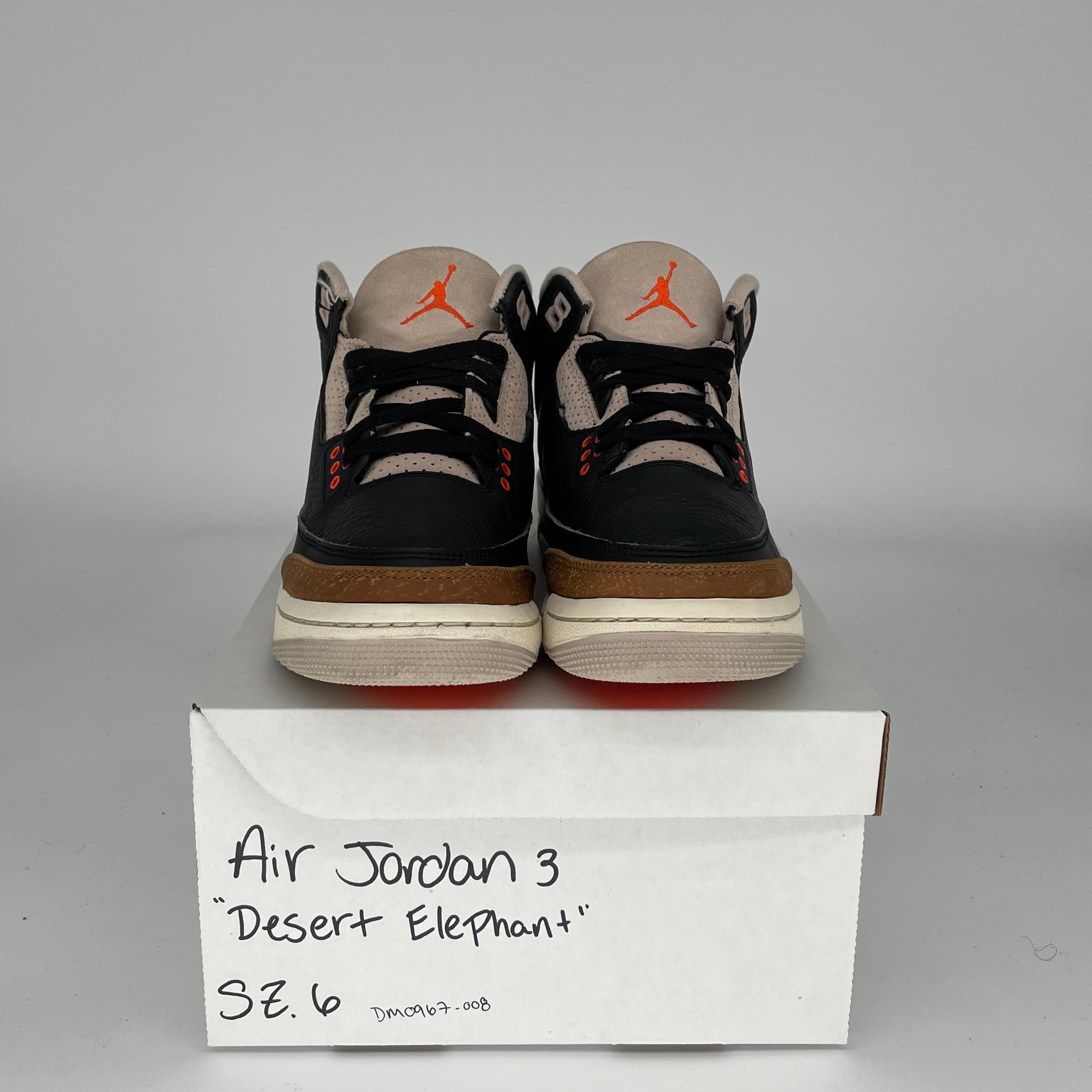 AIR JORDAN 3 Retro Desert Elephant Men's Basketball Shoes Size 6Y DM0967-008 - Perfect for Streetwear, Sneaker Collection & Casual Sports Fashion