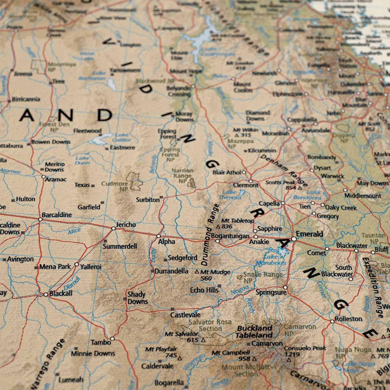 Australia Wall Map - Large Detailed Poster for Home, Office & Classroom Decor - Perfect for Travel Planning & Geography Learning