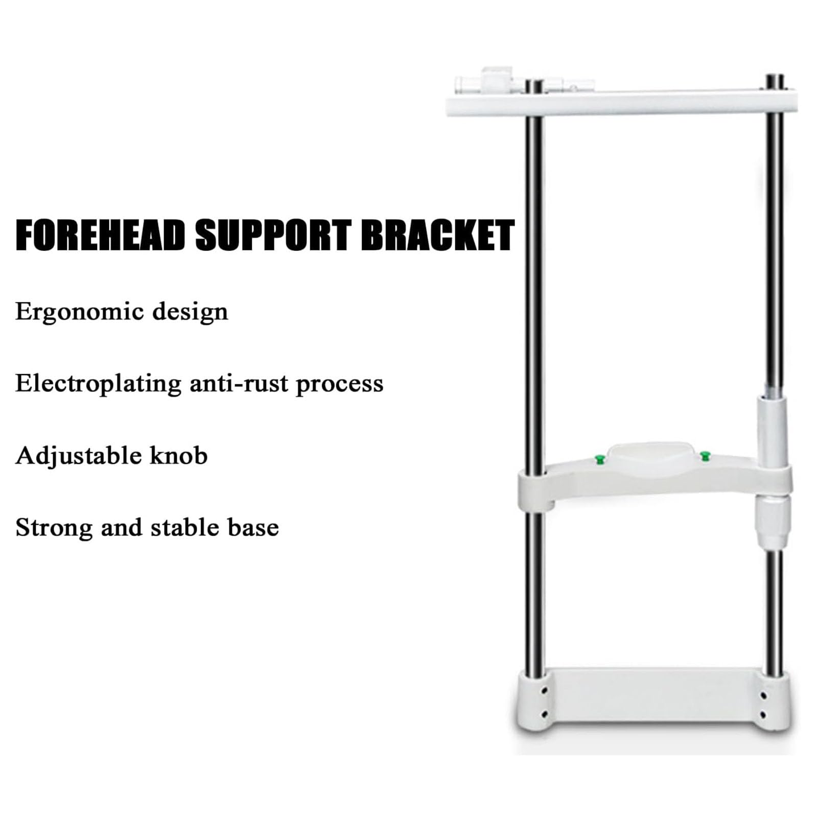 Adjustable Forehead Rest for Vision Training - 0-95mm Height Adjustment, Chin & Forehead Support - Optometry Accessory for Eye Care Centers & Training Clinics - Perfect for Vision Therapy & Eye Exams