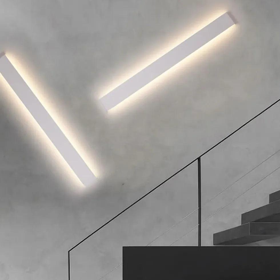 Modern Rectangular Flush Mount LED Wall Lights - Energy Efficient Indoor Lighting for Living Room, Bedroom & Hallway