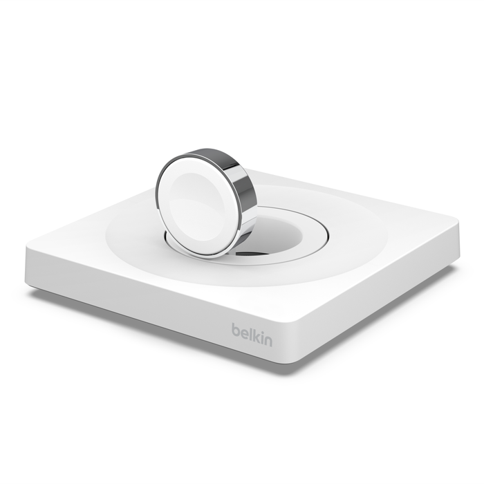Belkin Fast Portable Charger for Apple Watch - White | Perfect for Travel, Work & Home Charging