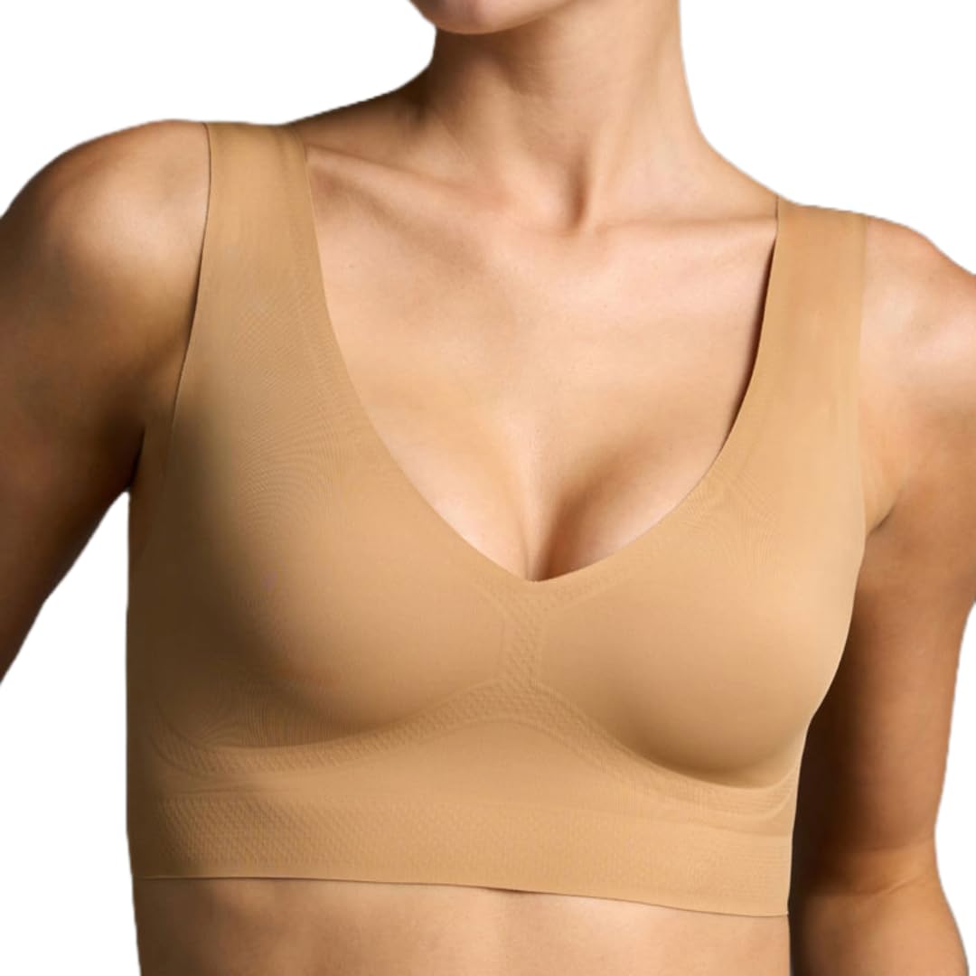 EBY Wireless Bralette Bras for Women - Seamless Comfort, Wide Supportive Straps, Soft Breathable Fabric | Perfect for Yoga, Lounge & Everyday Wear