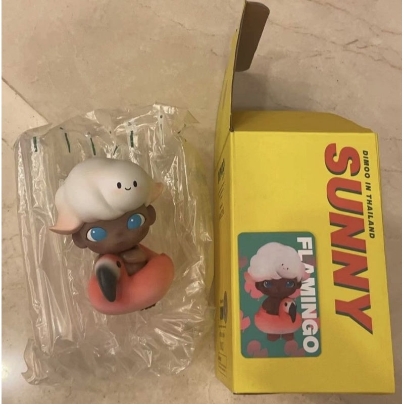 DIMOO In Thailand Flamingo Limited Edition Collectible Figure - Cute & Rare Anime Character Statue for Display, Gift & Home Decor