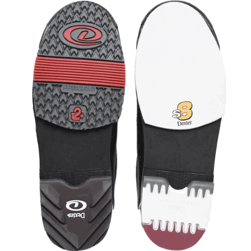 Dexter Women's SST 8 Pro Right/Left Hand Bowling Shoes - Black/Grey - Perfect for Competitive Bowling & League Play