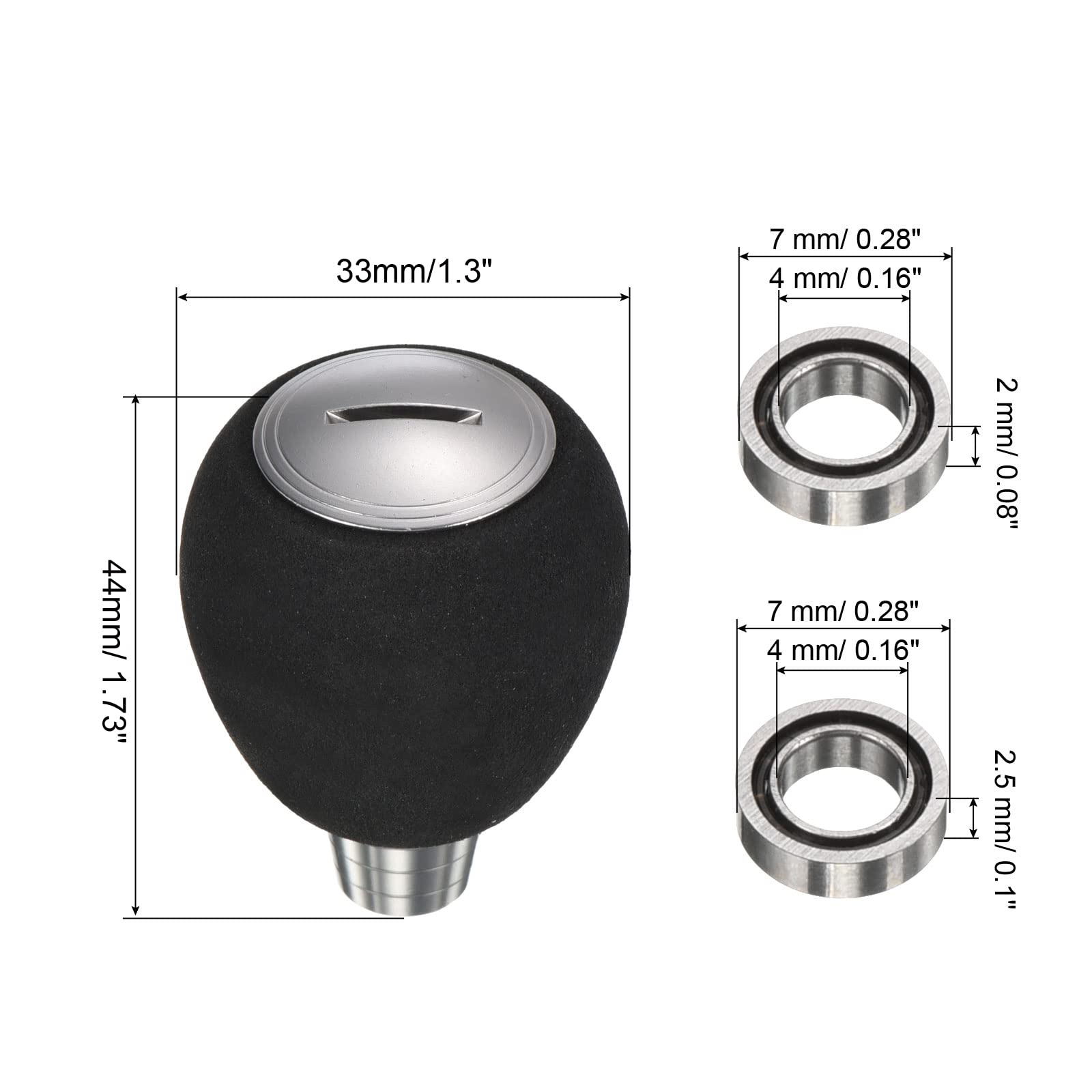 PATIKIL Lightweight EVA Fishing Reel Handle Knob - Durable Replacement Power Grip for Smooth Casting | Perfect for Saltwater & Freshwater Fishing Rods