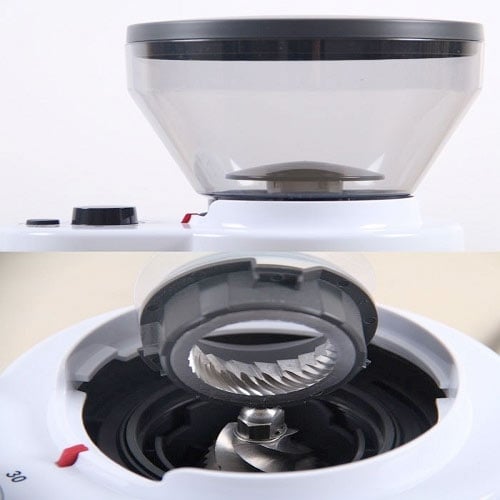 Welhome ZD-10T Conical Burr Coffee Grinder - Electric Espresso Grinder with Adjustable Settings for French Press, Drip Coffee & Cold Brew - Perfect for Home Baristas & Coffee Enthusiasts