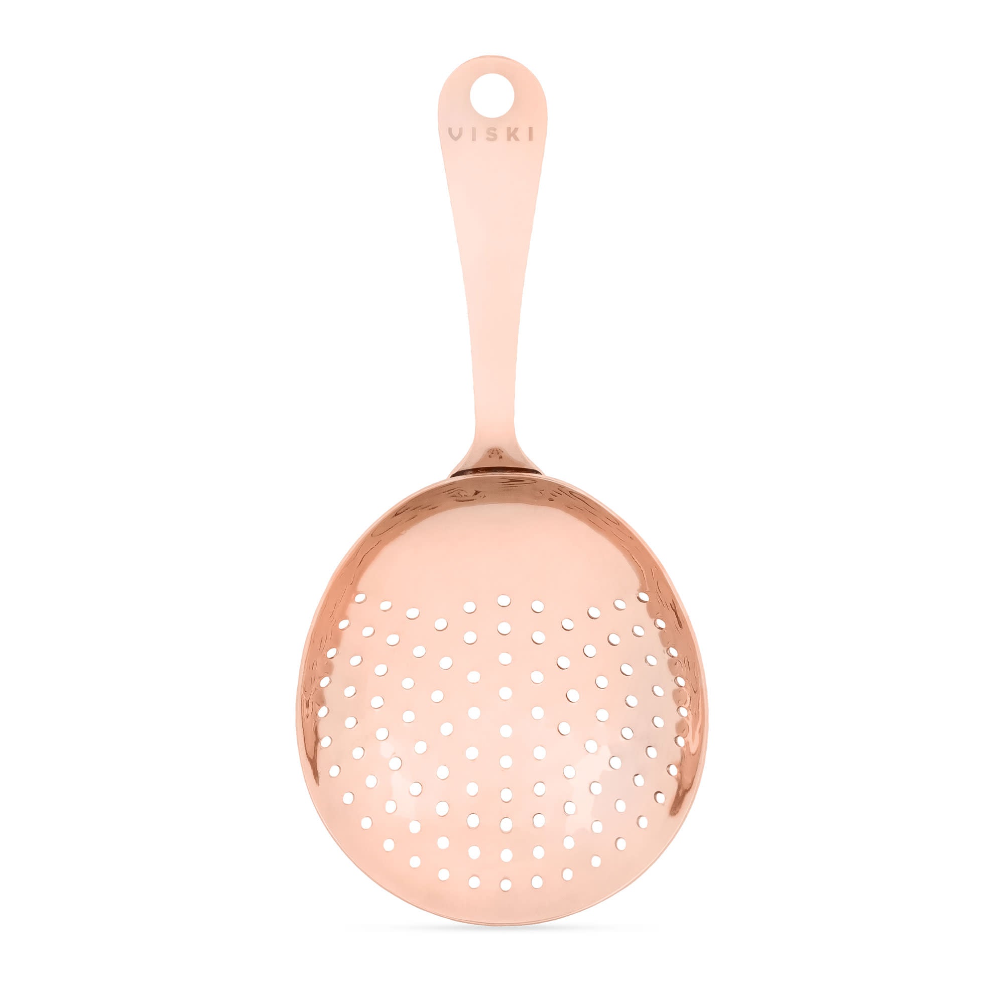 Premium Stainless Steel Summit Julep Strainer - Fine Mesh Cocktail Strainer for Mint Juleps, Mojitos & Classic Cocktails - Perfect for Home Bars & Mixology Enthusiasts