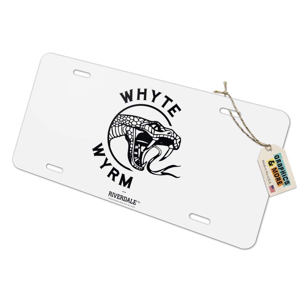 Riverdale The Whyte Wyrm Novelty Metal Vanity License Plate - Vintage Style Bar & Pub Decor for Home, Man Cave, or Motorcycle Accessories