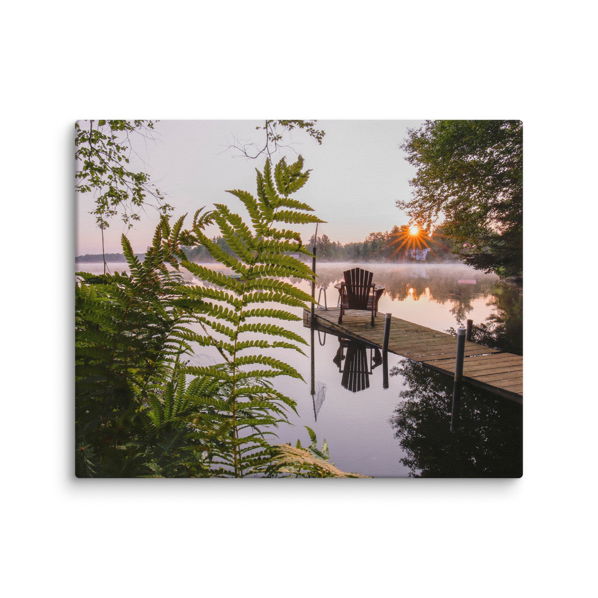 Premium Canvas Wall Art - Summer Sunrise Landscape Painting for Home & Office Decor | Perfect for Living Room, Bedroom & Office Spaces