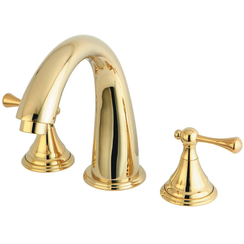 Kingston Brass KS5362BL Vintage Roman Tub Faucet - Polished Brass Finish for Classic Bathroom Decor | Perfect for Clawfoot Tubs and Freestanding Bathtubs