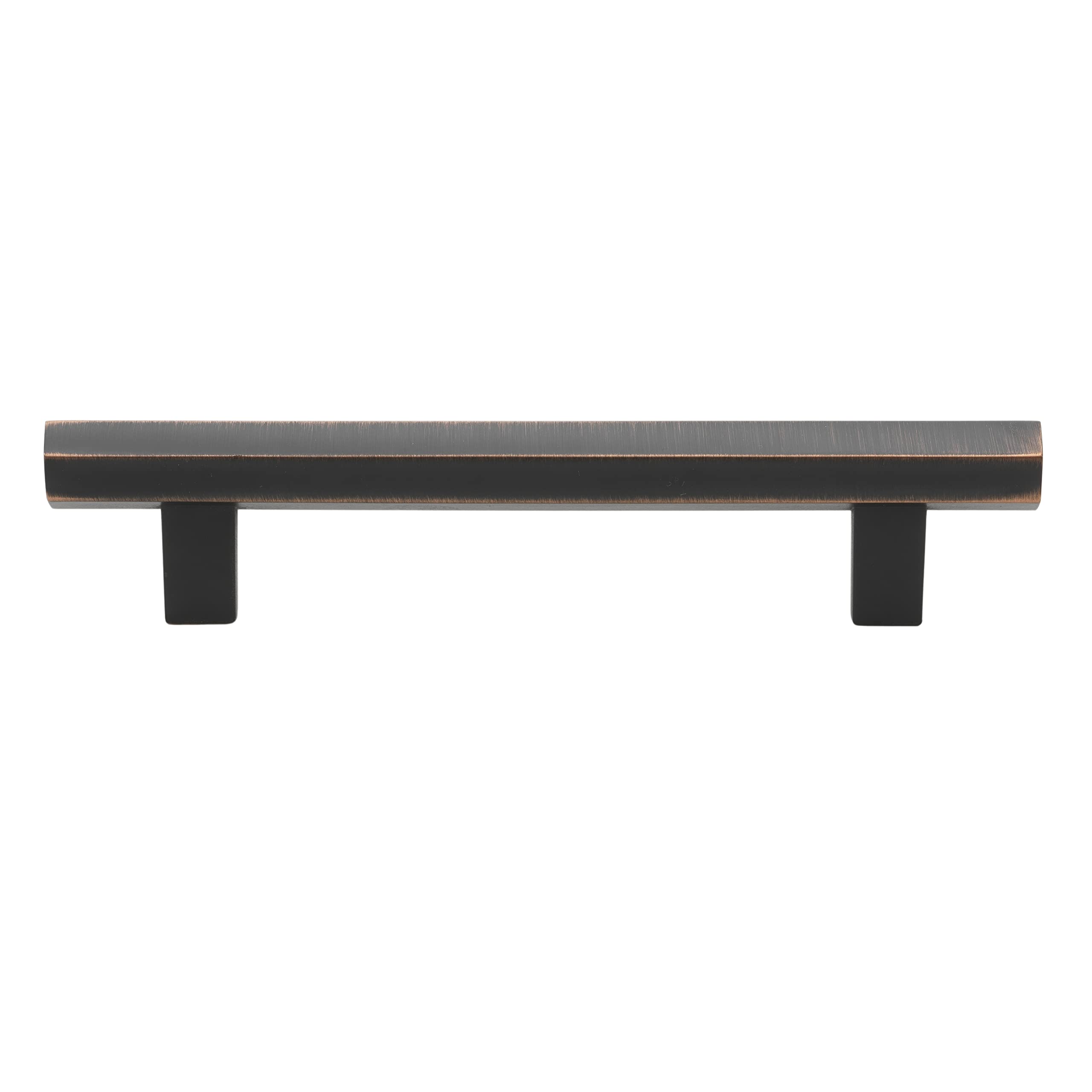 GlideRite 5-Inch Solid Hexagon Bar Pull Cabinet Handle - Oil Rubbed Bronze (Pack of 25) - Perfect for Kitchen Cabinets, Dressers & Bathroom Vanities
