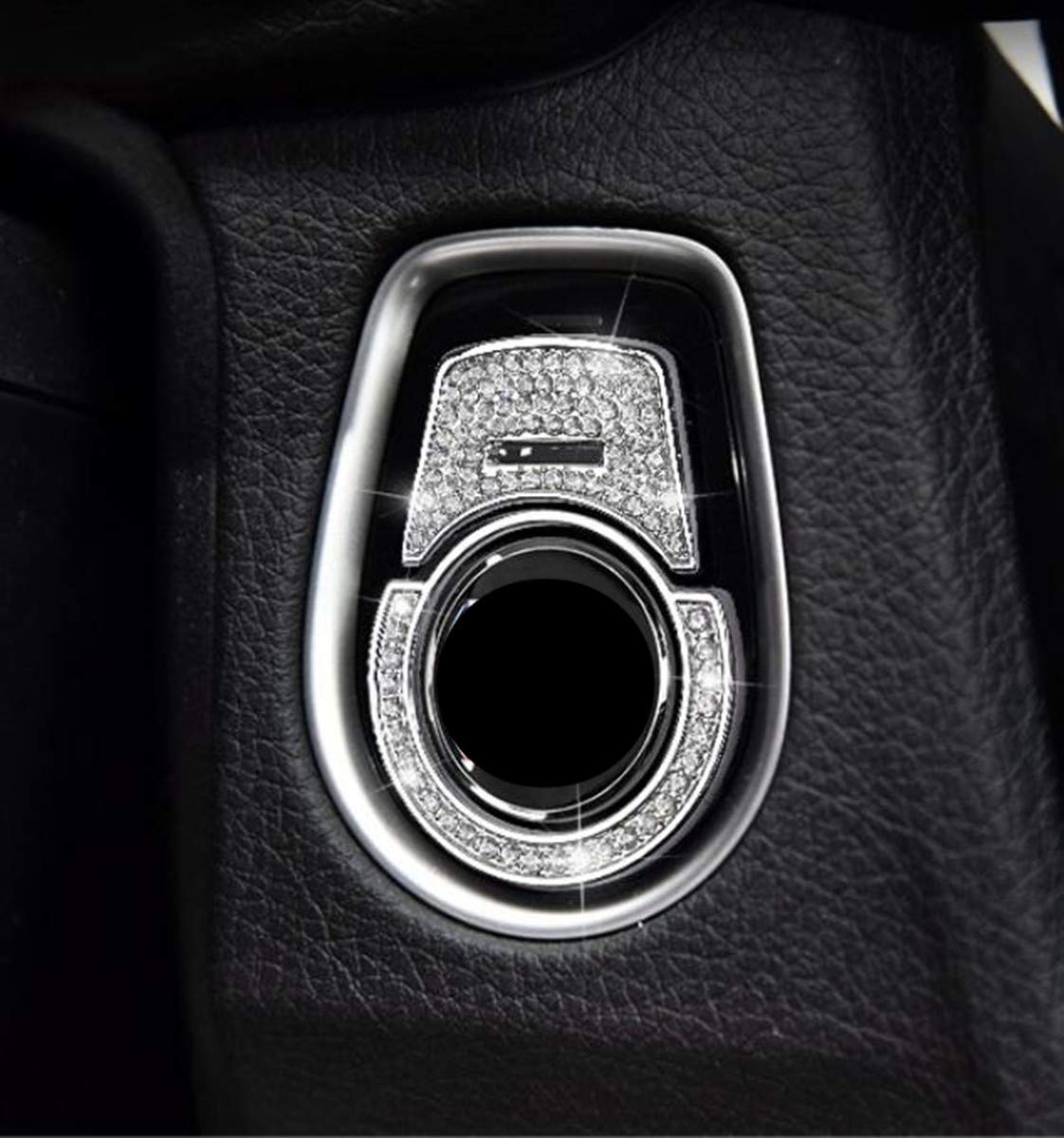 Sparkling Rhinestone Decal for BMW Ignition Start Button 2013-2017 Models - Car Interior Bling Accessory for Luxury Style & Personalization | Perfect for Car Enthusiasts & Customization Lovers