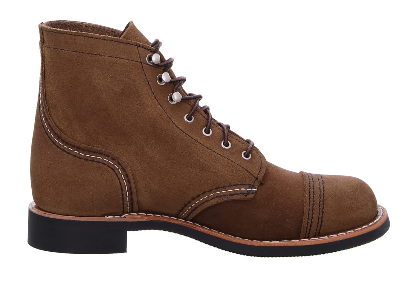 Red Wing Women's Iron Ranger Suede Leather Clove Boots Size 8.5 US - Comfortable & Stylish Ankle Boots for Outdoor Hiking, Work & Casual Wear