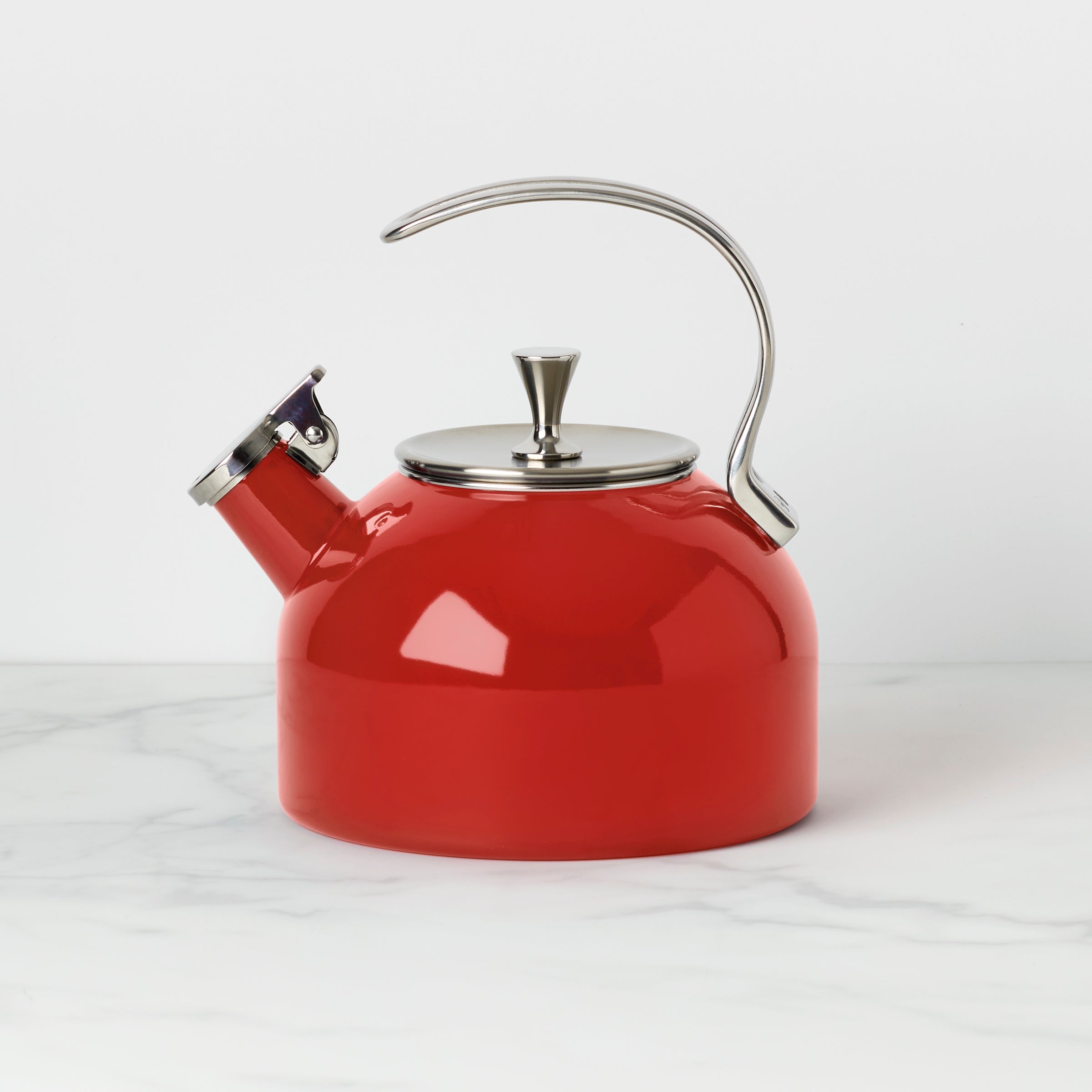 Bright Red Make It Pop Kettle - Premium Stovetop Tea Kettle for Home & Kitchen - Perfect for Boiling Water, Making Tea, Coffee, and Hot Beverages