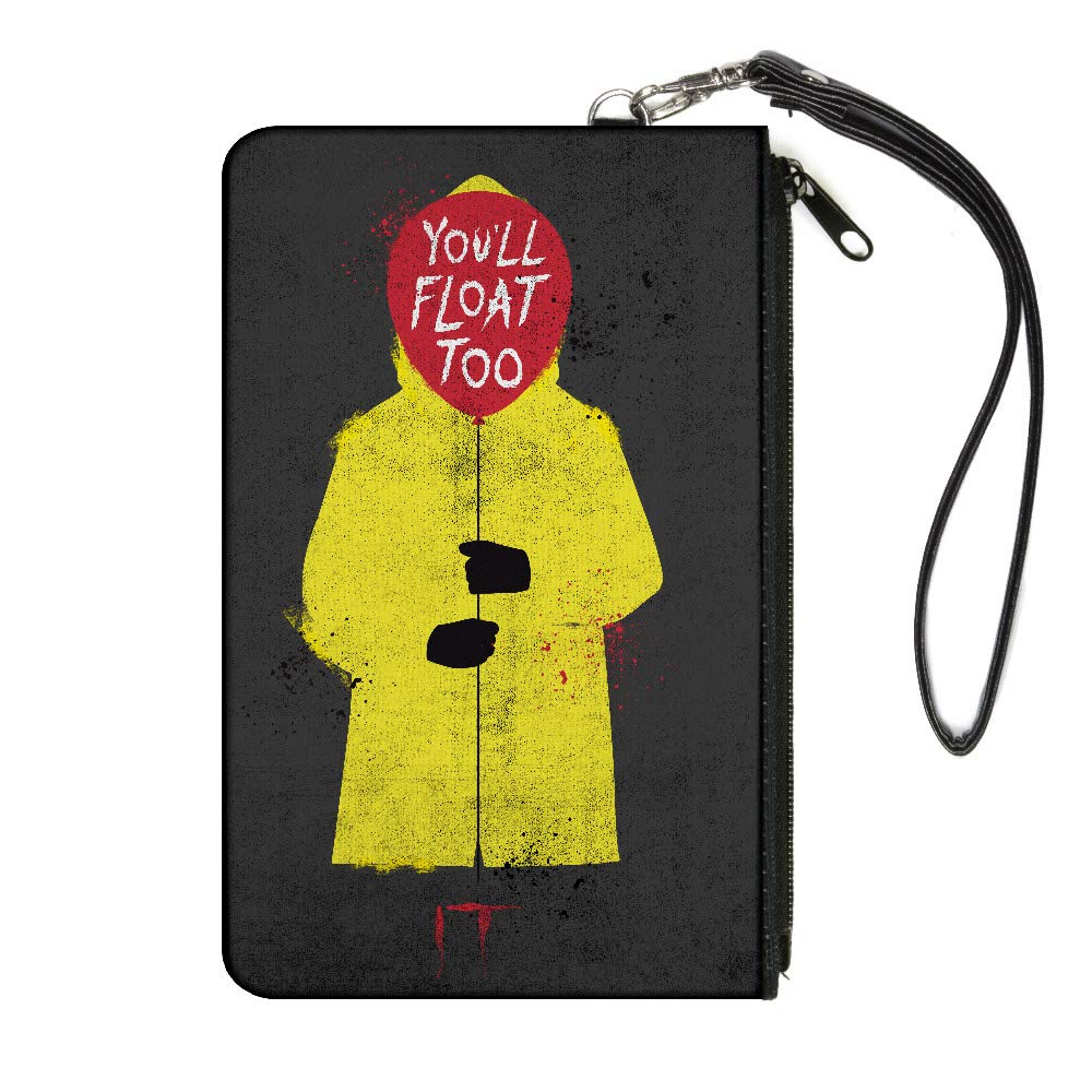Buckle-Down Women's Slim Zip Wallet - Compact 6.5