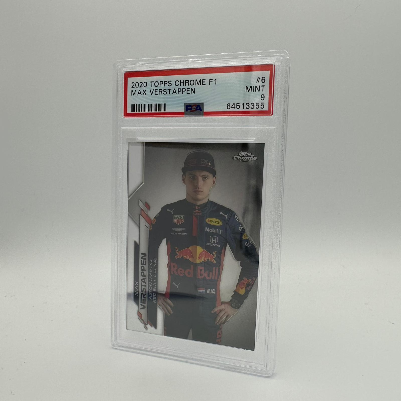 PSA 9 Graded Max Verstappen #6 Racing Card - Perfect for Collectors, Sports Memorabilia Fans & Formula 1 Enthusiasts