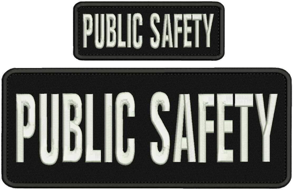 Custom Embroidered Iron-On Patches for Jackets, Hats & Bags - Hook & Loop Backing for Police, Firefighters & Public Safety Professionals - Perfect for Uniforms, DIY Crafts & Gifts