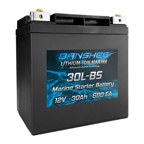 Banshee Skiff Boat Starter Kit with Anchor Battery - Reliable Marine Engine Ignition & Power for Fishing, Boating & Water Sports