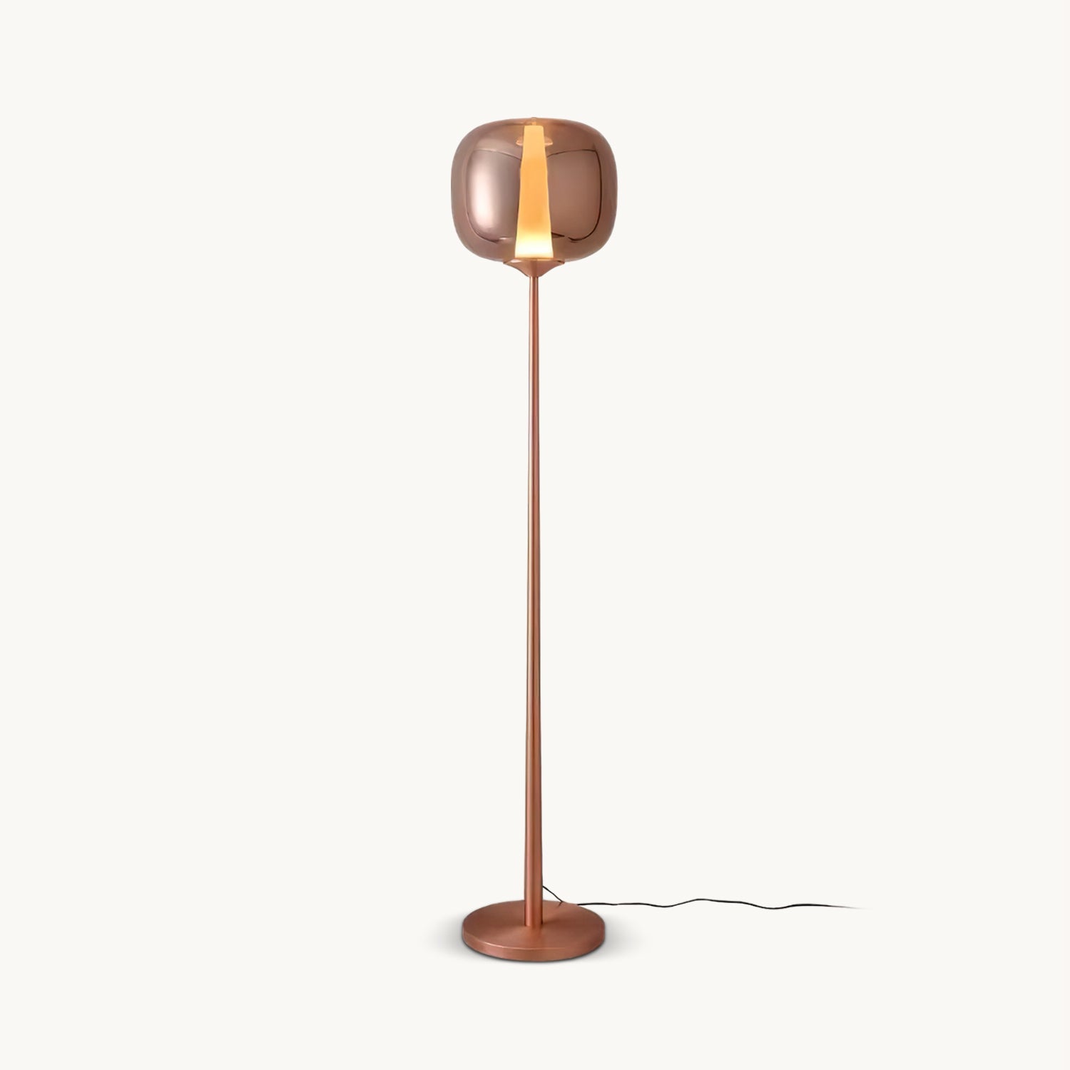 Modern Sunset Glass Floor Lamp - Elegant LED Standing Light for Living Room, Bedroom & Office - Perfect for Ambient Lighting & Home Decor