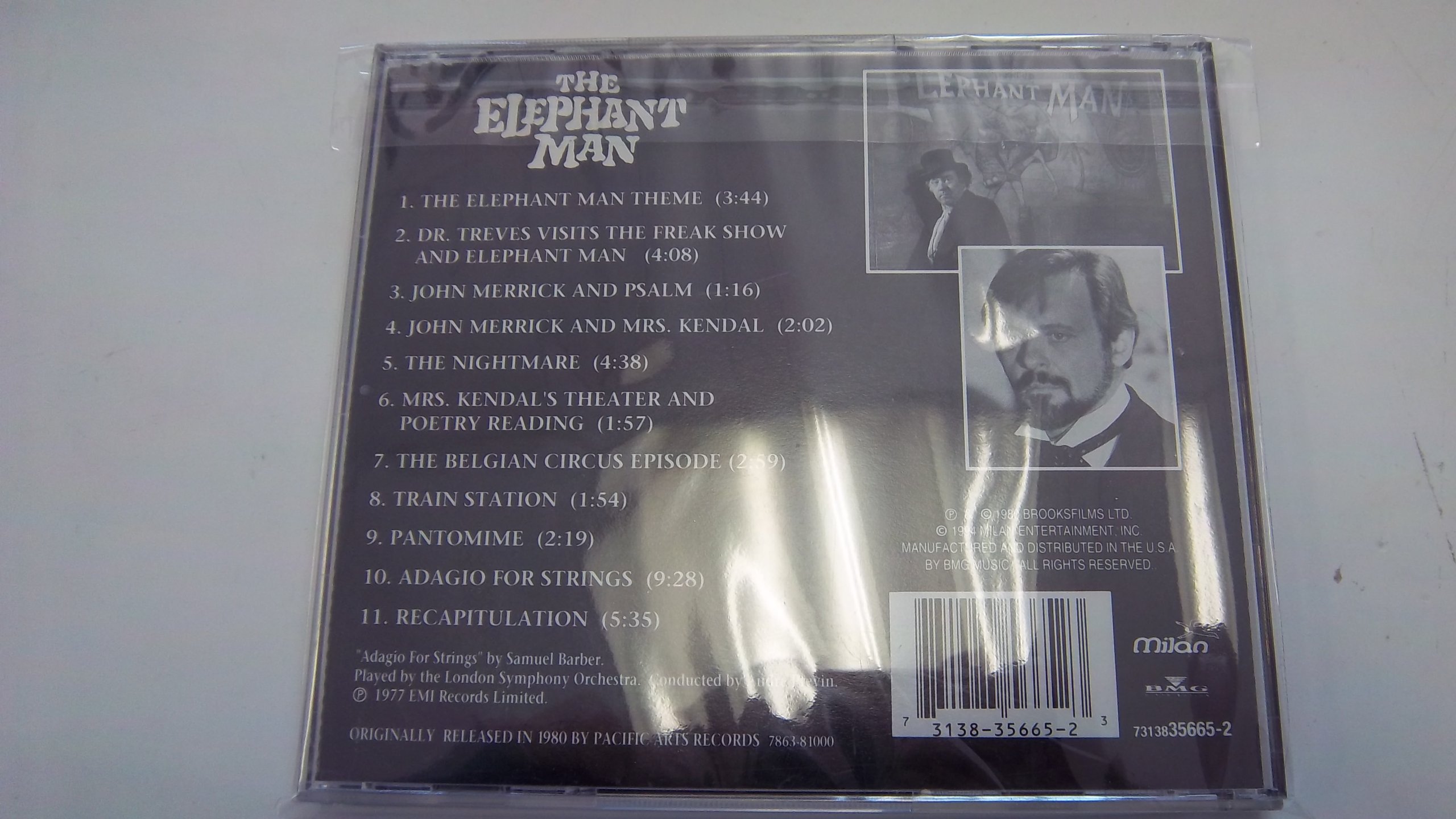 The Elephant Man Movie Soundtrack - Original Motion Picture Score by John Morris | Perfect for Film Enthusiasts & Classic Cinema Lovers