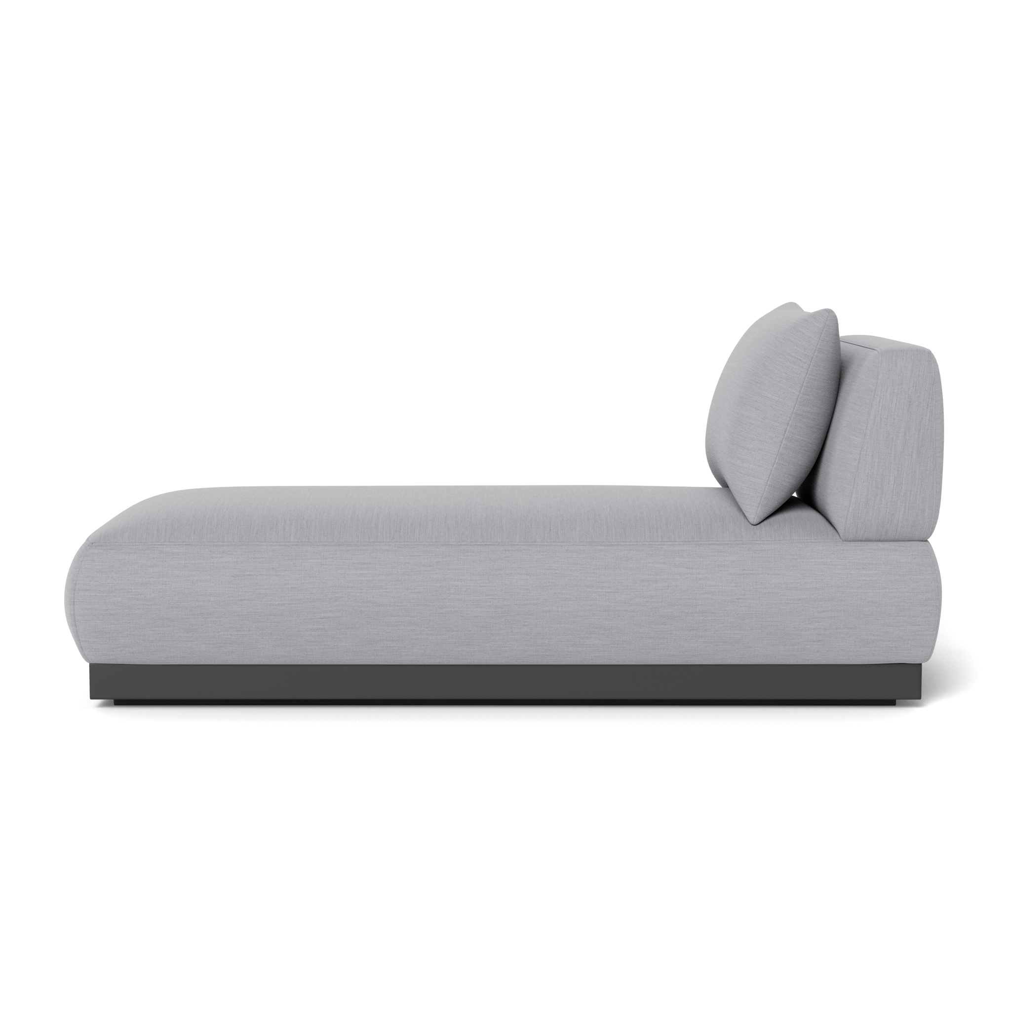 Luxury Amalfi Armless Chaise Lounge Chair - Modern Accent Furniture for Living Room, Bedroom, or Patio - Perfect for Relaxing, Reading, and Sunbathing