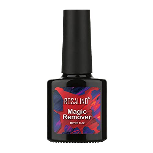 10ml Non-Irritating Nail Polish Remover for Gel & Dipping Powder - Fast Soaking Solution with Nail Tips | Perfect for Salon & At-Home Manicures