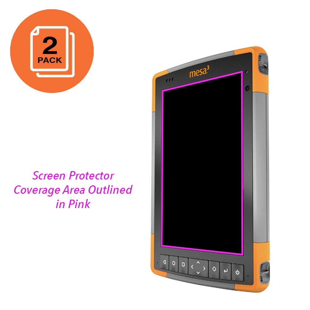 Juniper Systems MESA 3 Screen Protector 2 Pack - Anti-Glare & Scratch Resistant Shield for Outdoor Use | Perfect for Field Work, Construction, and Rugged Environments