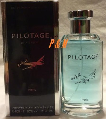 Pilotage by Aviator Paris Bleu Cologne for Men - 3.3 oz / 100 ml Eau de Toilette Spray | Fresh & Masculine Fragrance for Daily Wear, Office & Date Night