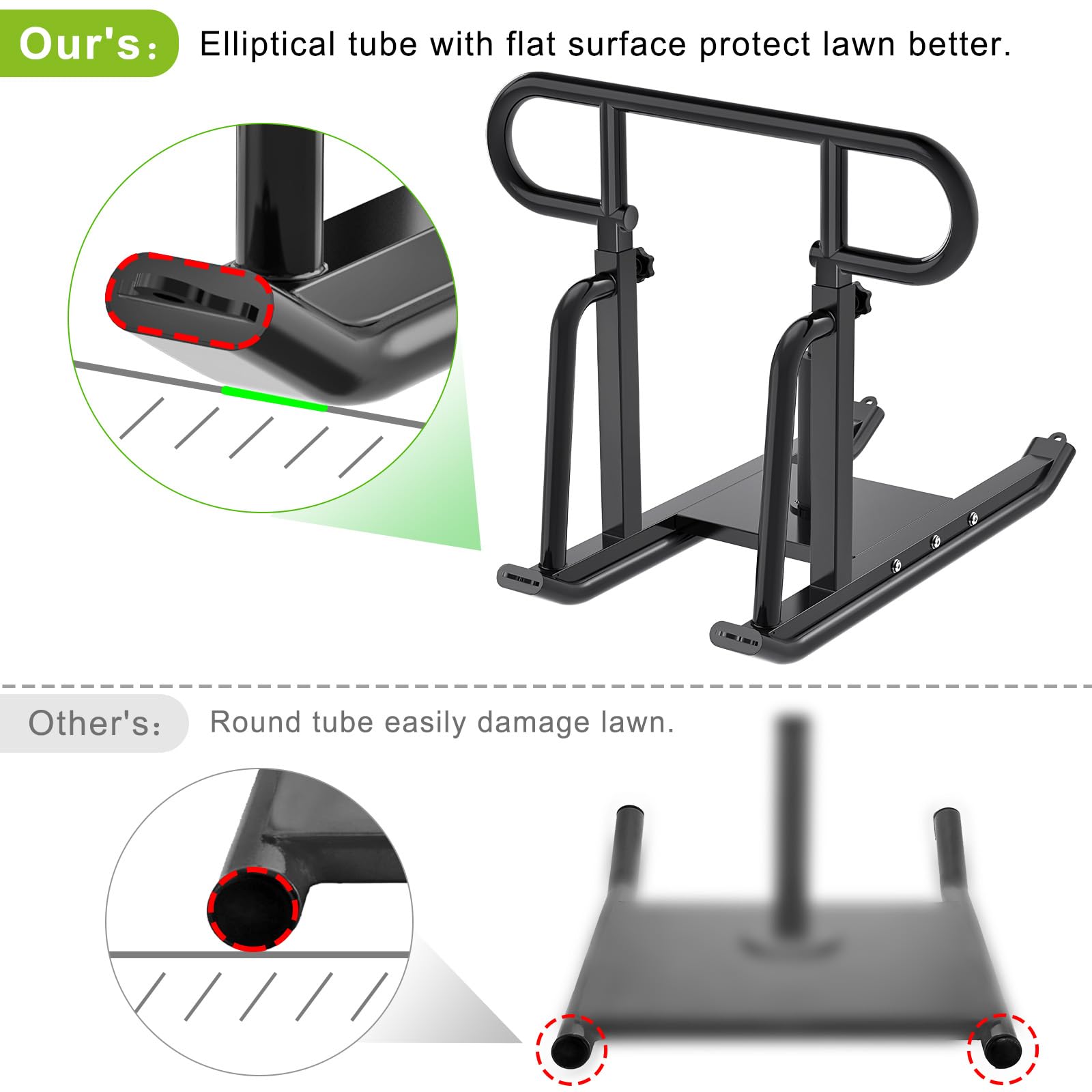 Kipika Heavy-Duty Weight Sled for Strength Training - Speed & Power Fitness Equipment with 1