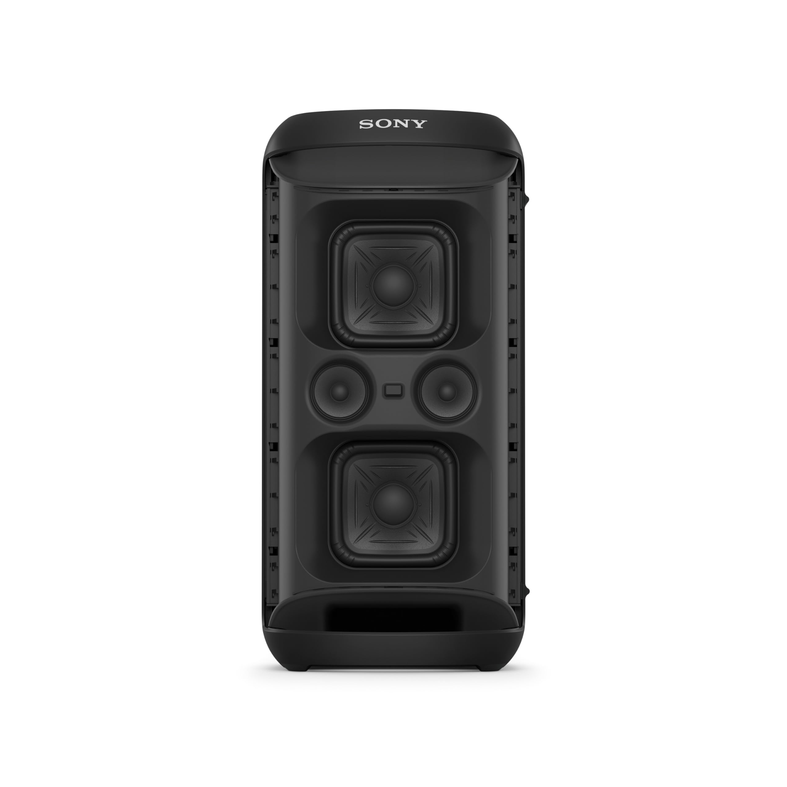 Sony SRS-XV500 Wireless Bluetooth Party Speaker with Powerful Sound, MEGA BASS, 25-Hour Battery - Portable Karaoke Speaker with LED Lights, IPX4 Waterproof, Mic/Guitar Inputs - Perfect for Outdoor Parties, Beach Trips & Home Entertainment (Black)