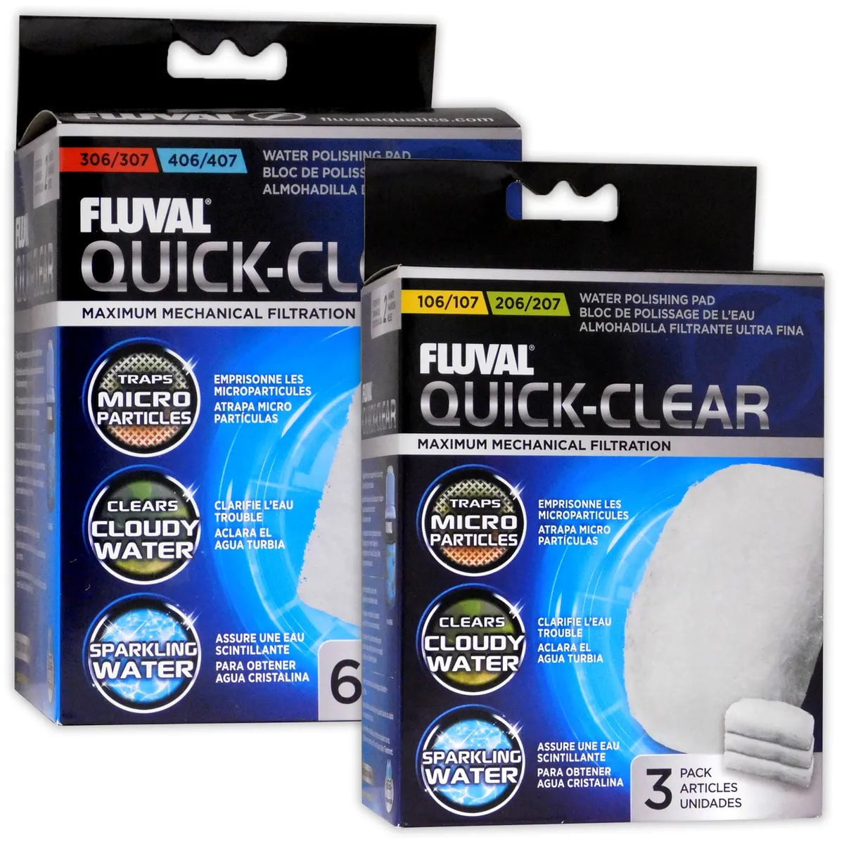 FLUVAL 07 Series Canister Filter Spare Parts & Filter Media Replacement Kit - Aquarium Fish Tank Water Filtration System Accessories for Clean & Healthy Aquatic Environment