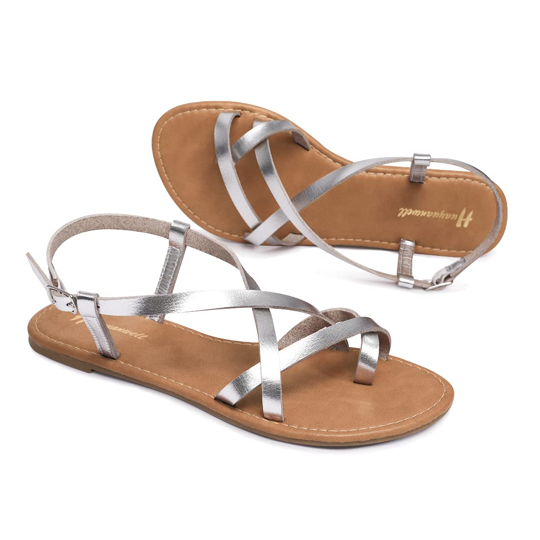 Women's Gladiator Flat Sandals - Strappy Fisherman Sandals with Ankle Strap | Perfect for Summer, Beach, Casual Outfits and Vacation Wear
