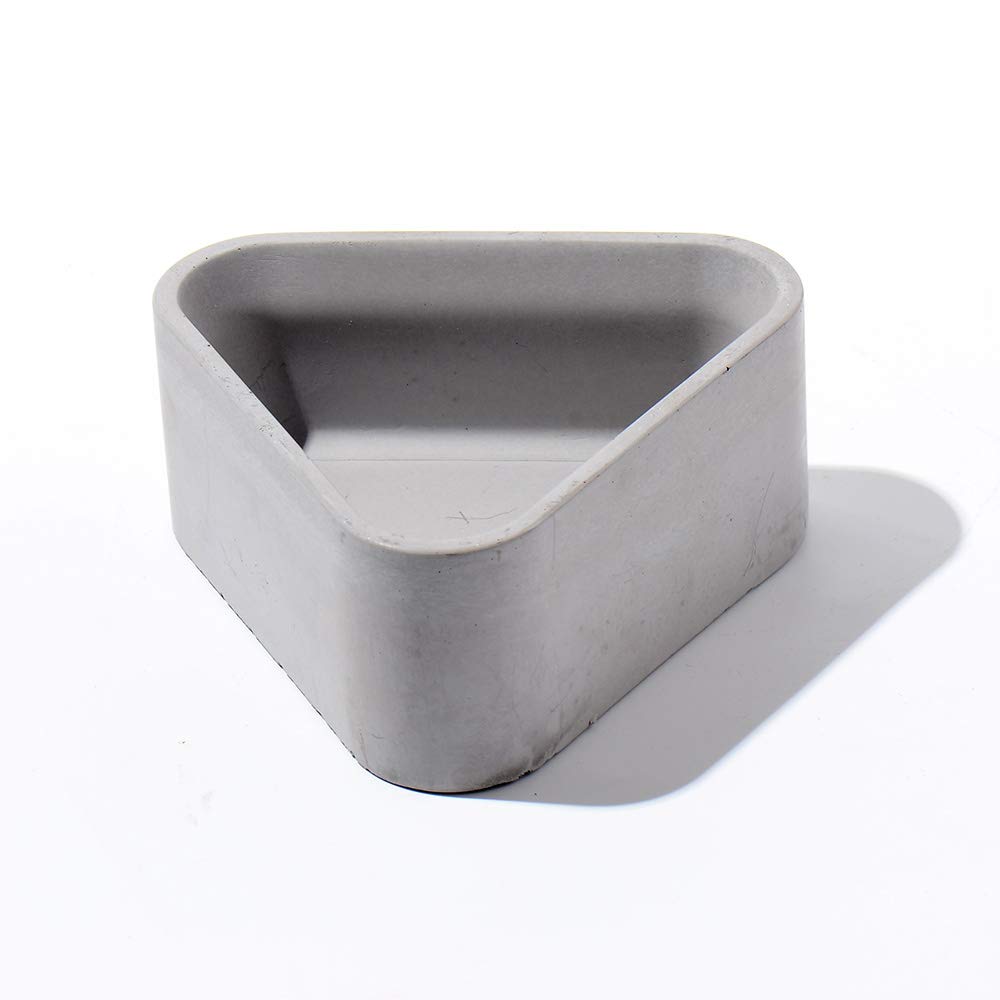 Triangle Silicone Planter Mold for Cement Succulent Flower Pots - DIY Handmade Home Decoration Tool for Indoor Plants & Garden Decor