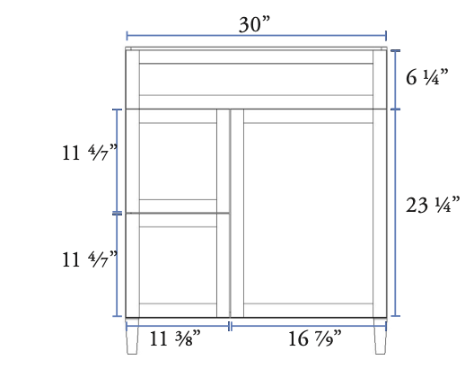 Narrow Oak Shaker
