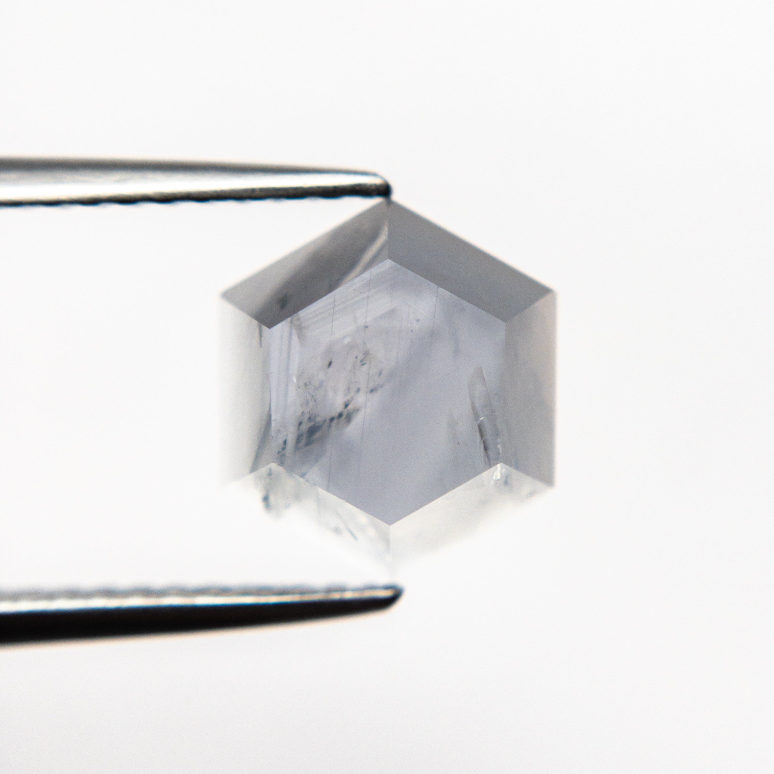 2.47ct Natural Hexagon Sapphire Slab - 9.22x8.03x3.03mm Loose Gemstone for Jewelry Making, Engagement Rings & DIY Crafts