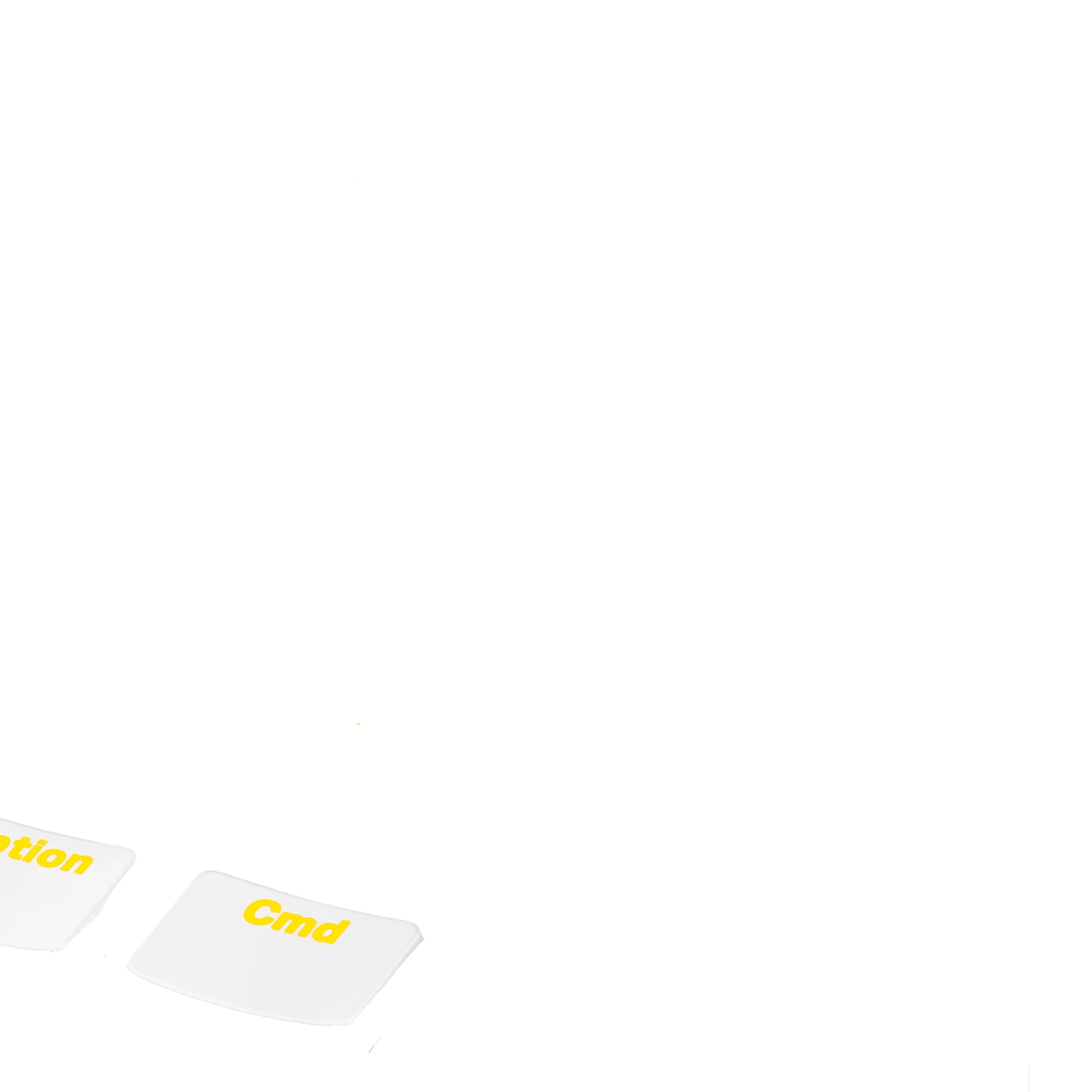 Aura V3 White FR Keycaps - Mechanical Keyboard Keycap Set for Gaming & Typing - Perfect for PC, Mac, and Custom Keyboard Builds