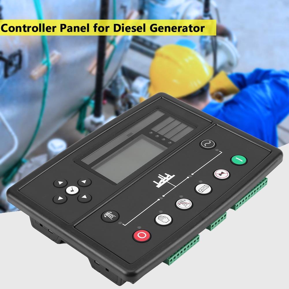 DSE7320 Dual Power Generator Controller - Manual/Auto Diesel Generator Control Module Panel with Charge Controller | Ideal for Backup Power, Industrial Use & Emergency Power Supply