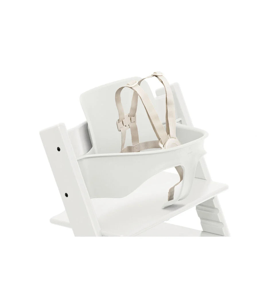 Stokke Tripp Trapp Baby High Chair Set with Safety Harness - Adjustable Ergonomic Design for Newborns to Toddlers - Perfect for Dining, Feeding & Playtime at Home