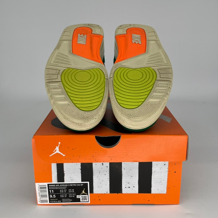 Nike Air Jordan 3 Retro Nina Chanel Abney Bicoastal Women's Sneakers Size 9.5/11W - FZ7974-300 | Basketball Shoes for Women, Streetwear Fashion & Casual Wear