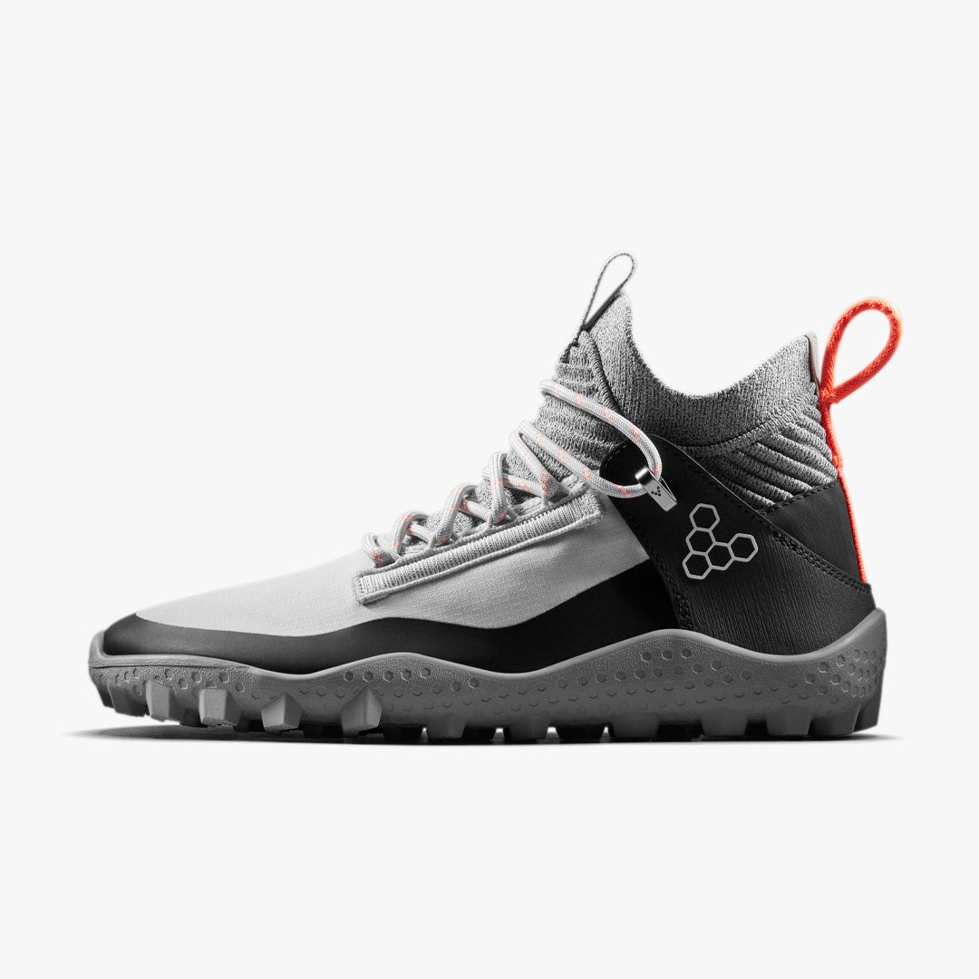 Vivobarefoot Men's Magna Lite WR SG Waterproof Hiking Shoes - Lunar Rock | Lightweight & Durable for Outdoor Adventures, Trail Running & Travel
