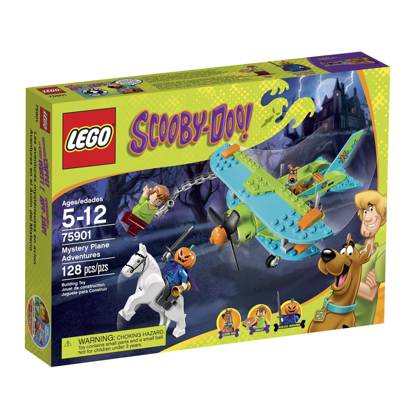 LEGO Scooby-Doo 75901 Mystery Plane Adventures Building Kit (397 Pieces) - Collectible Toy Set for Kids & Adults - Perfect for Creative Play, Gift Giving & Display