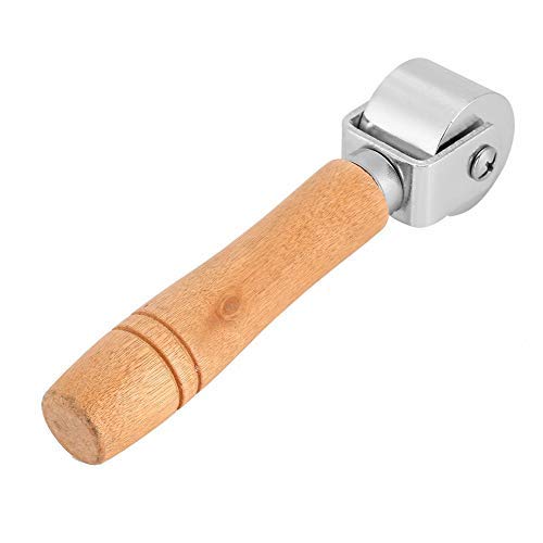 Premium Carbon Steel Leather Edge Creaser Tool - 3 Sizes (26MM/32MM/38MM) with Handmade Wooden Handle for Leather Crafting, DIY Projects & Professional Leatherworking - Perfect for Bag Making, Wallet Edging & Leather Goods Finishing