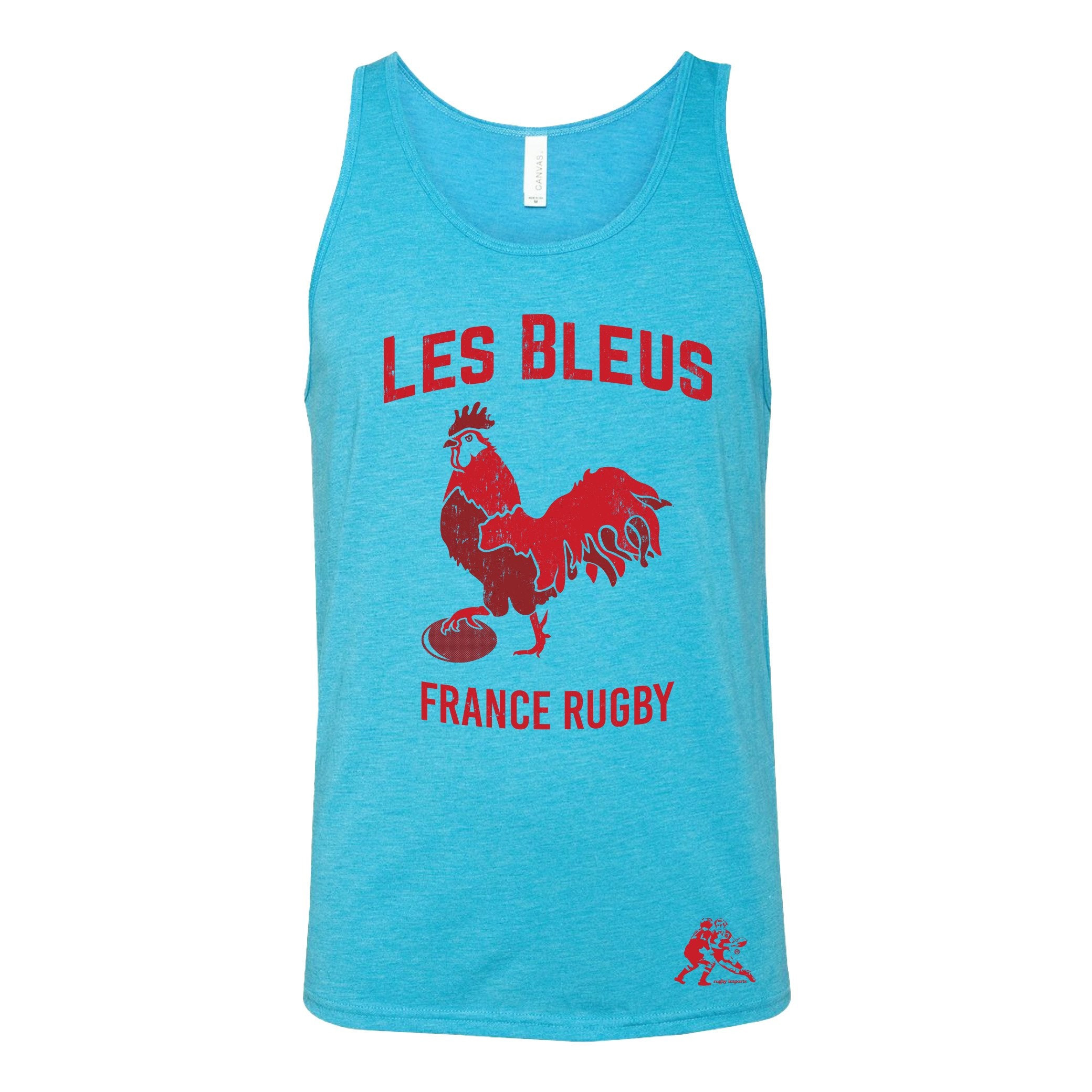 France Rugby Tank Top for Men - Breathable & Lightweight Sports Jersey - Perfect for Rugby Games, Training & Fan Support