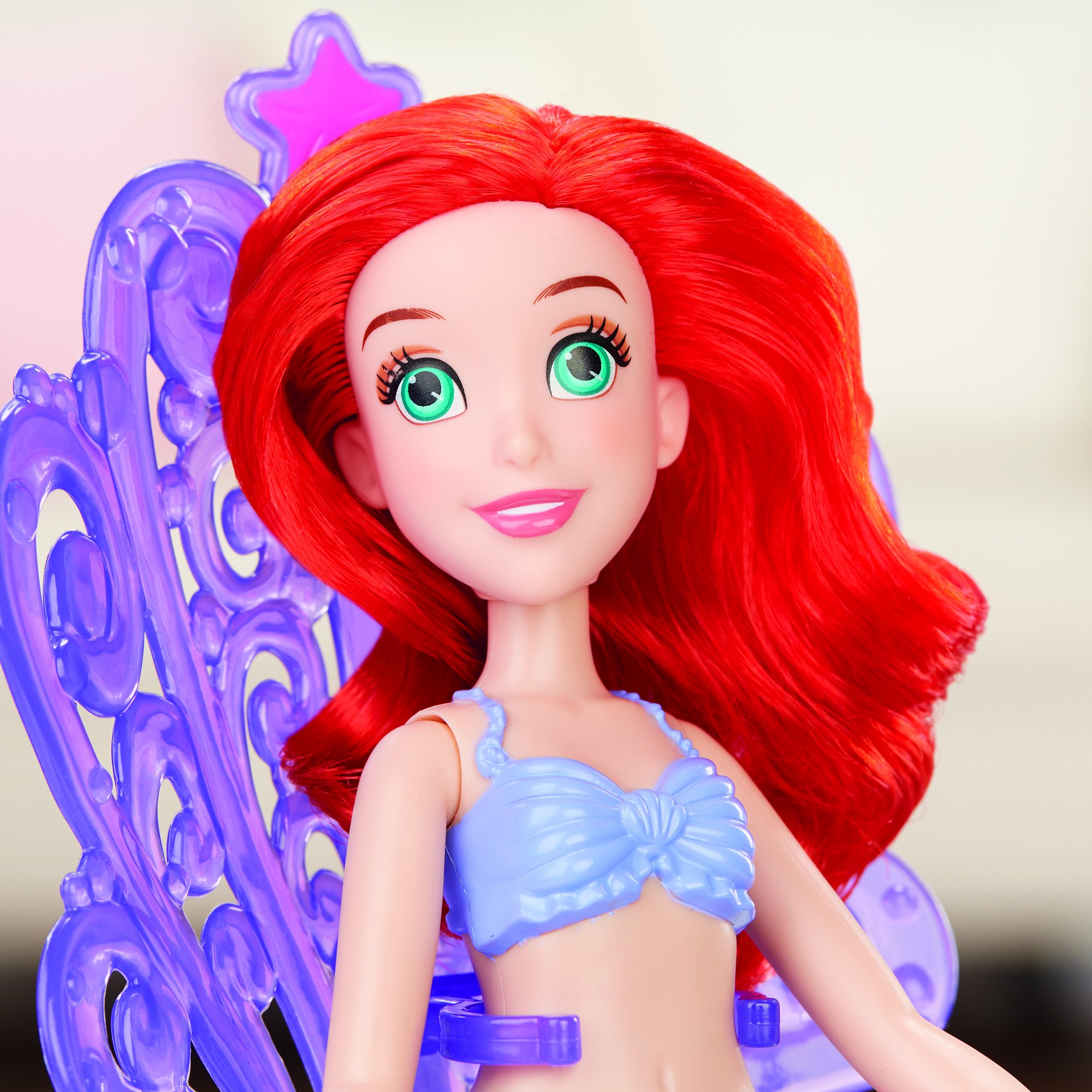 Disney Princess Under The Sea Carriage Fashion Doll - Ariel The Little Mermaid Collectible Toy for Kids, Birthday Gift & Playtime Fun