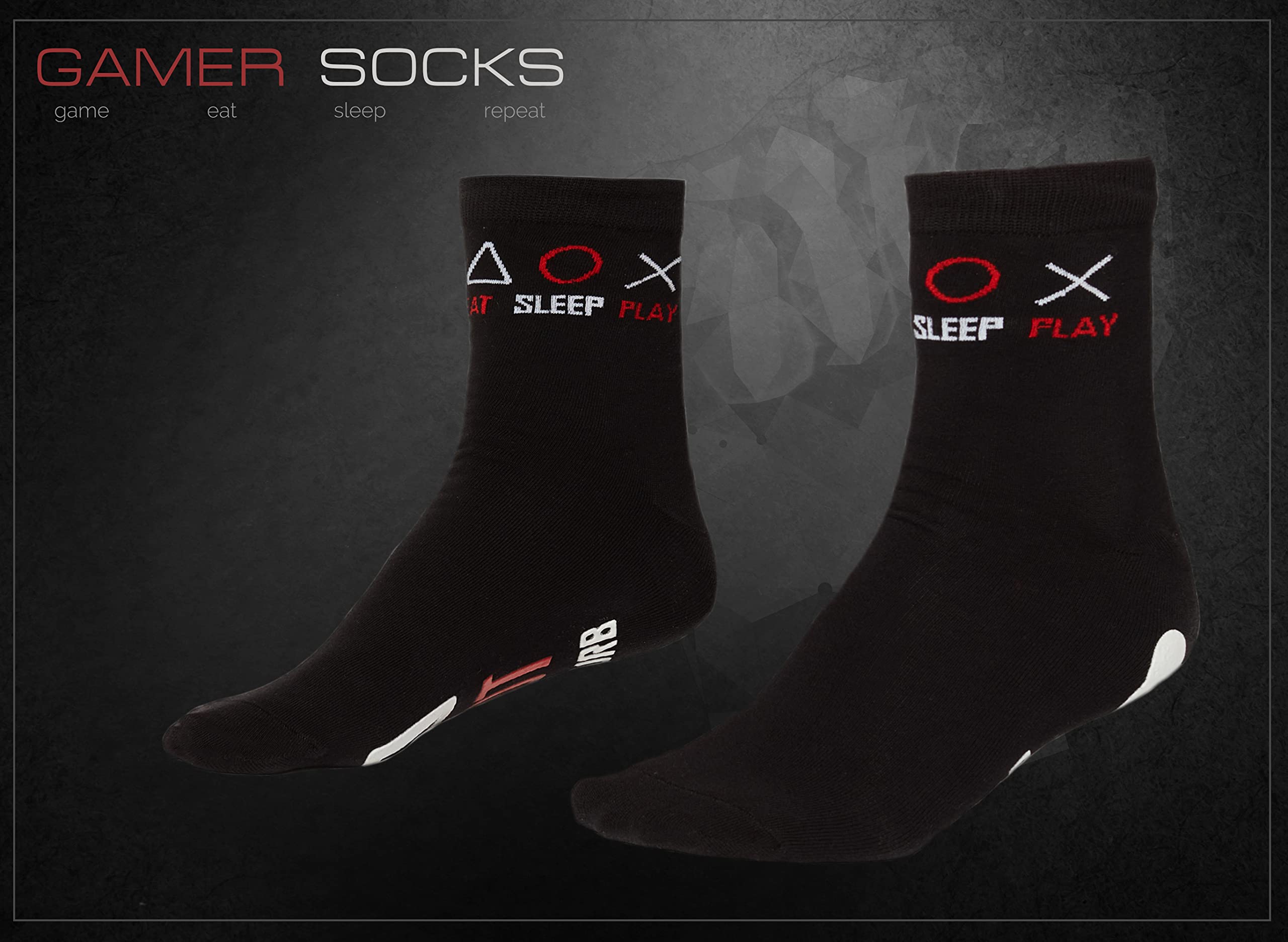 Gamer Socks for Men, Boys & Teens - Fun & Comfortable Gaming Socks with 'Do Not Disturb' Design - Perfect Gift for Gamers - Ideal for Gaming Sessions, Esports & Relaxing at Home