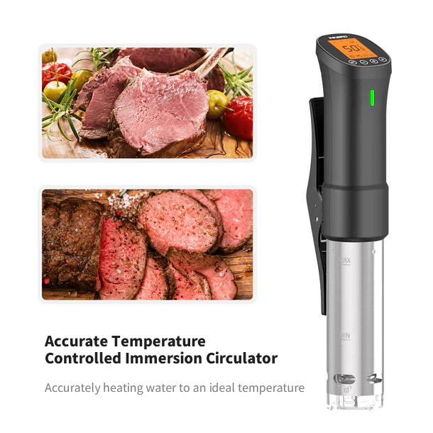 ISV 200W WiFi Sous Vide Cooker - Smart Precision Immersion Circulator for Perfect Steaks, Chicken & Fish | Home Kitchen & Restaurant Use