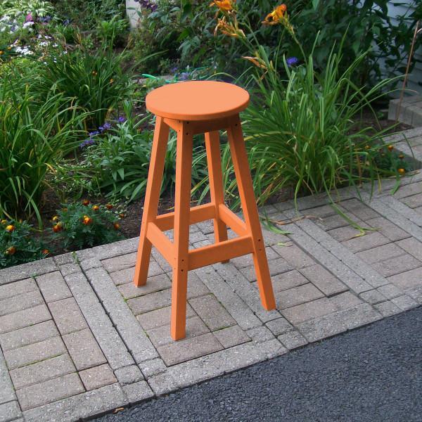 Eco-Friendly Recycled Plastic Bar Stool - Durable & Sustainable Counter Height Stool for Kitchen, Bar & Outdoor Use - Perfect for Home, Restaurant & Patio Decor