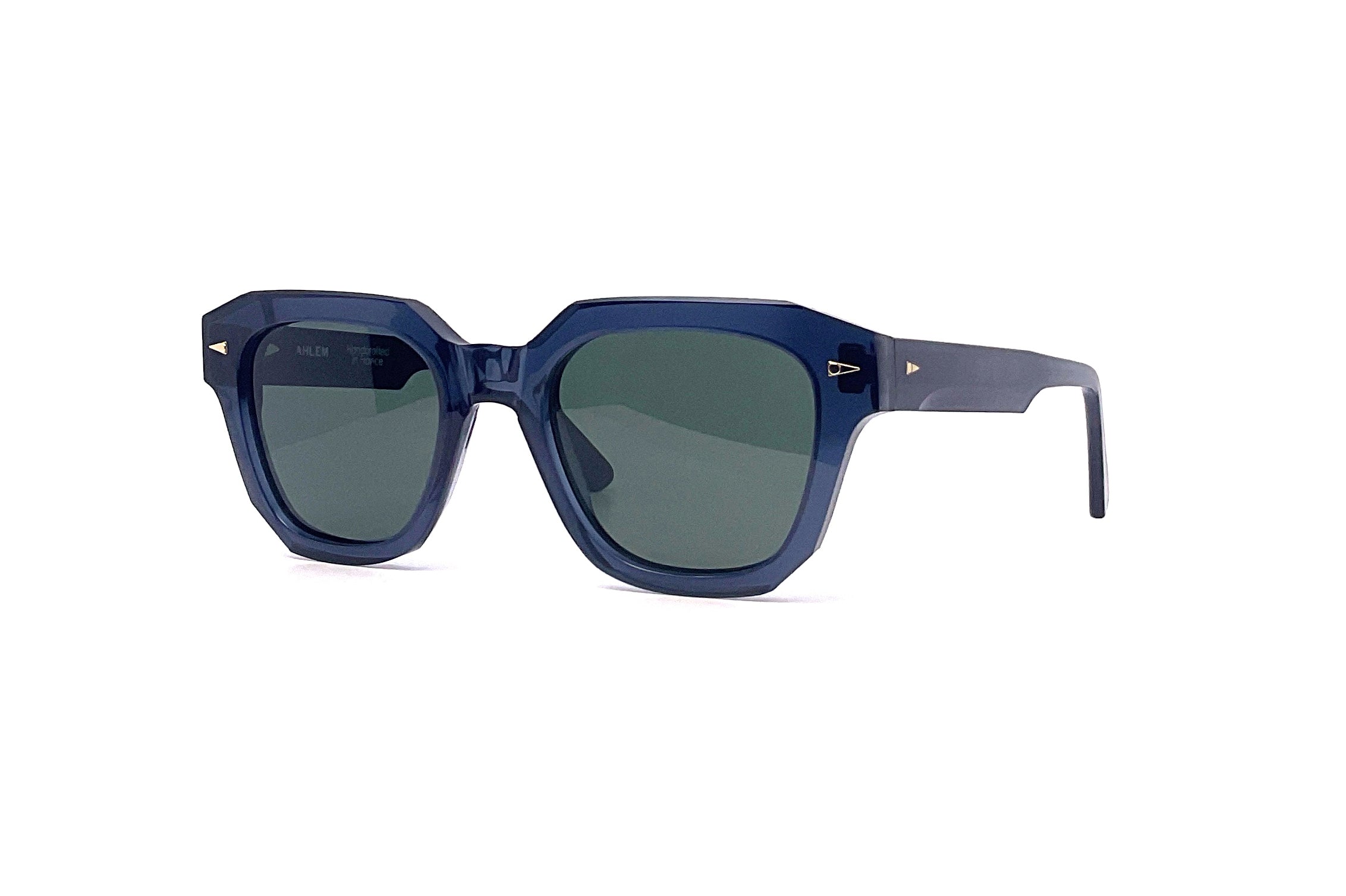 Ahlem Point Mirabeau Sunglasses - Stormlight Dark Green Polarized Lenses for UV Protection | Fashionable & Durable for Outdoor Activities, Driving & Travel