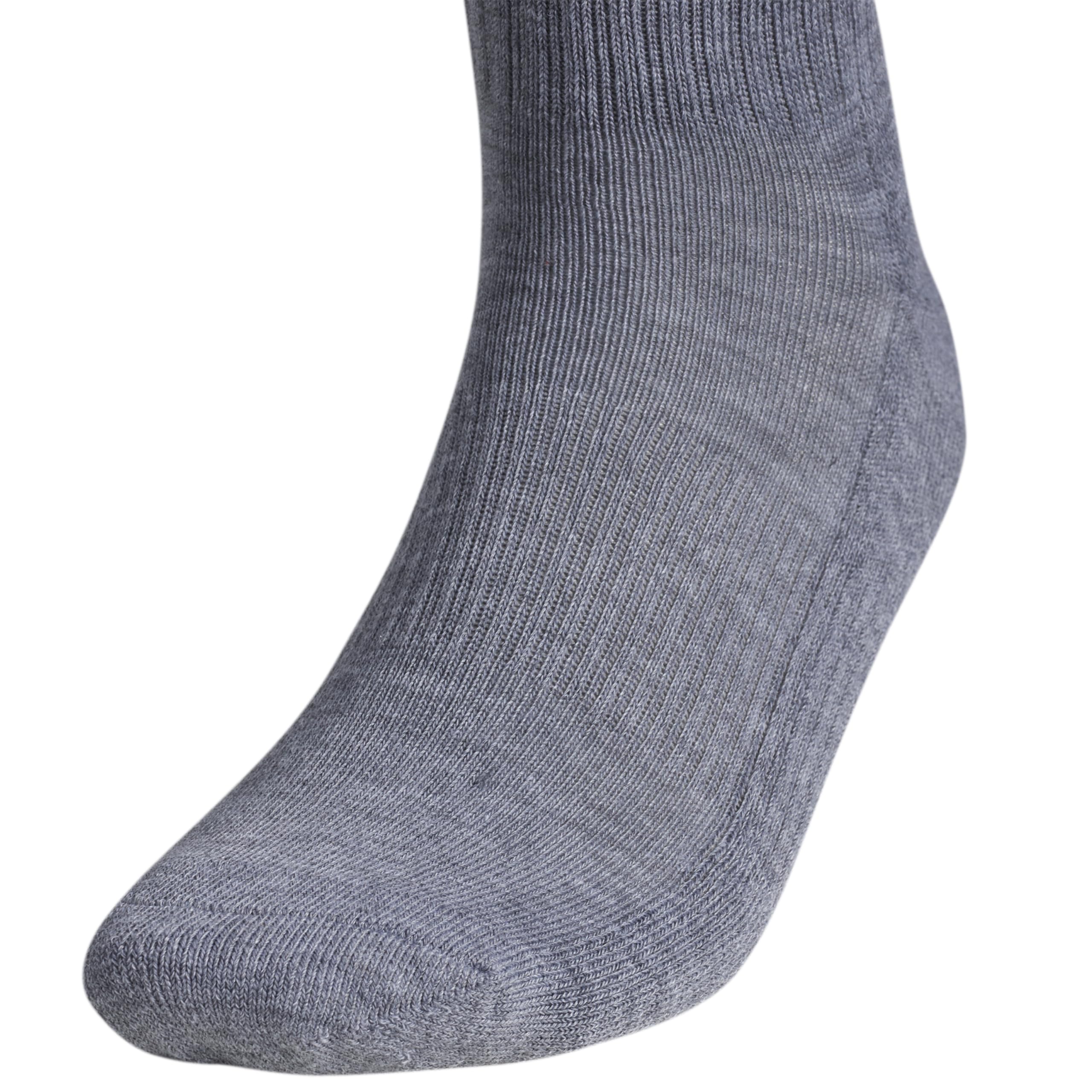 adidas Men's Athletic Cushioned Quarter Socks with Arch Compression - 6 Pairs Pack for Running, Gym & Sports - Breathable Comfort Socks for Workout & Daily Wear